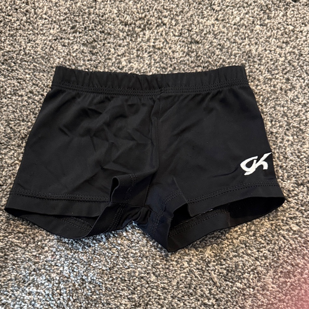 GK girls Athletic Black Shorts